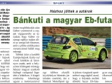 Bánkuti a magyar EB-futamon