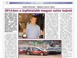 2014-ben a legfiatalabb magyar autós bajnok